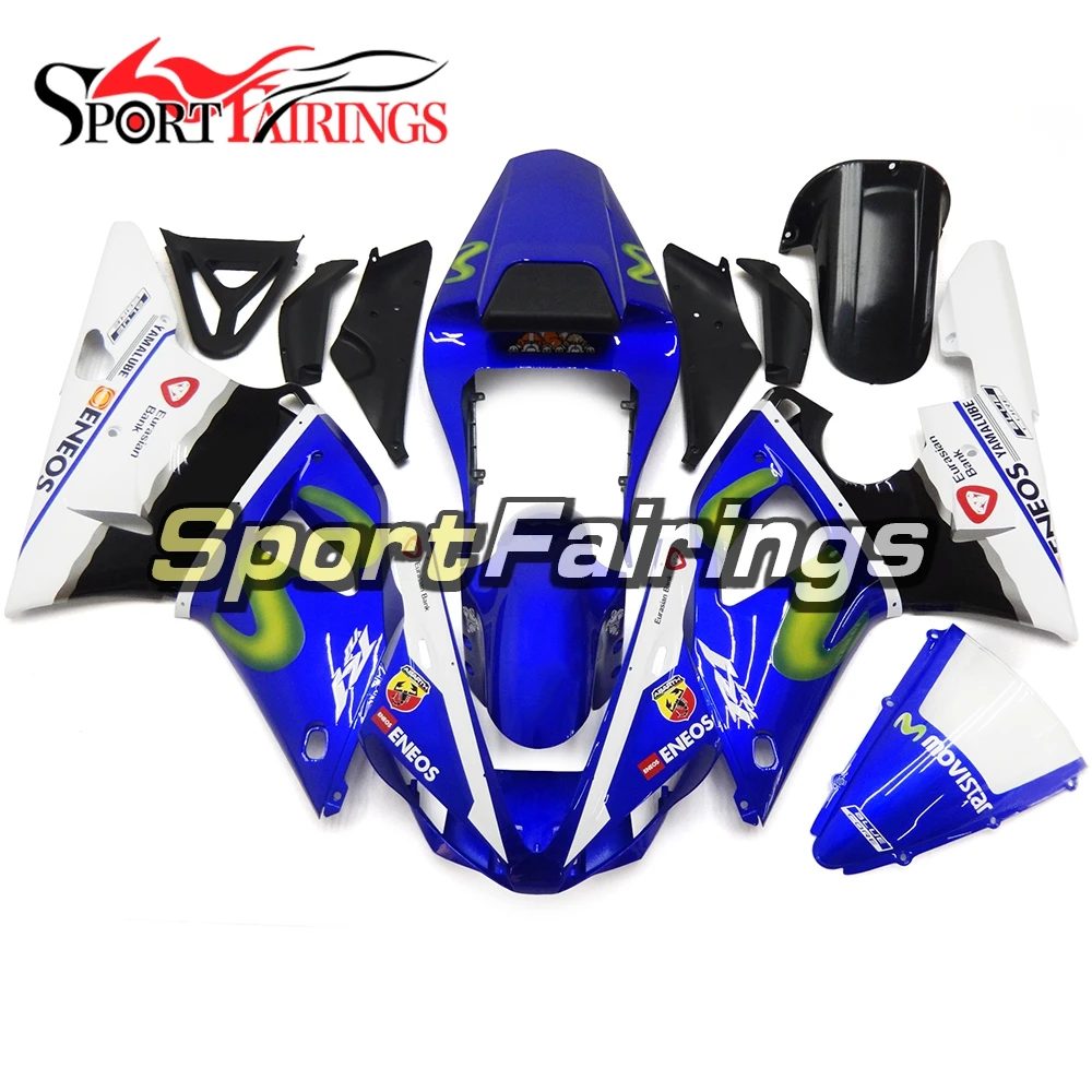 Обтекатели ABS для спортивного велосипеда для Yamaha 2000 2001 YZF1000 R1 00 01 мотоцикл 2000 2001 R1 комплект кузова синий белый корпус
Обтекатели ABS для спортивного велосипеда для Yamaha 2000 2001 YZF1000 R1 00 01 мотоцикл 2000 2001 R1 комплект кузова синий белый корпус
