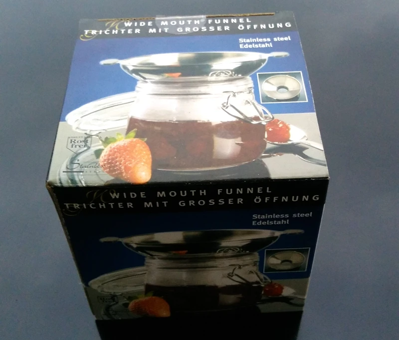 Stainless steel funnel double handle funnels juice jam pickle liquor oil filling funnel
Stainless steel funnel double handle funnels juice jam pickle liquor oil filling funnel