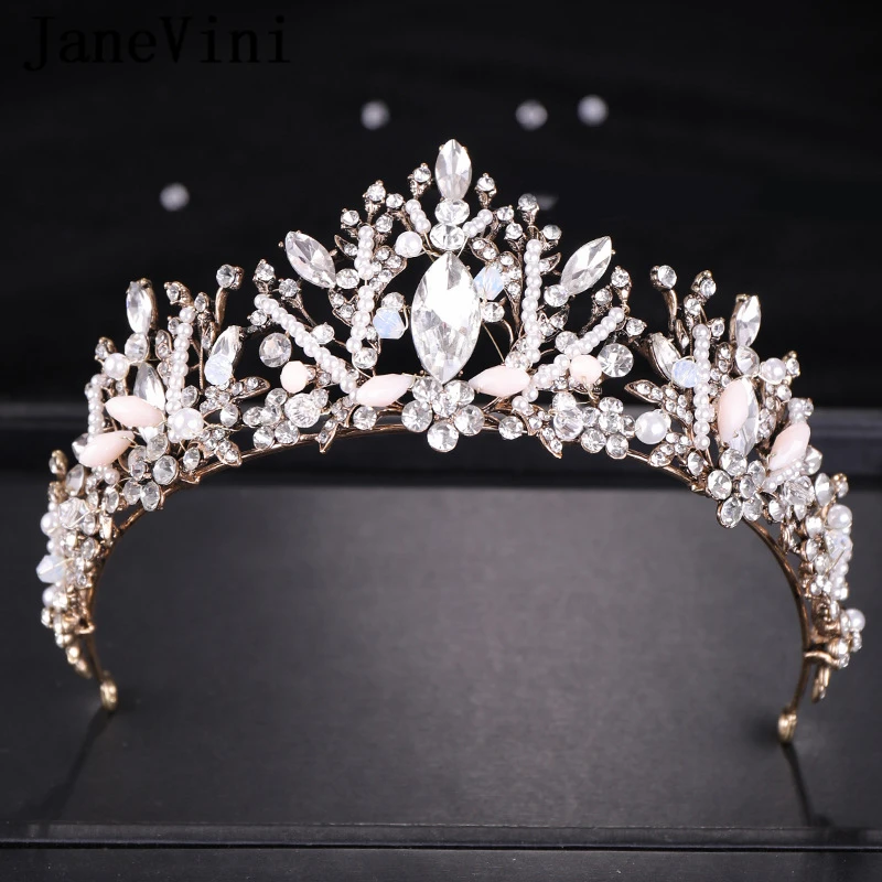 JaneVini Princess Elegant Wedding Crowns and Tiaras Pearl Crystal Bridal Hair Jewelry for Women Wedding Diadems Hair Accessories
JaneVini Princess Elegant Wedding Crowns and Tiaras Pearl Crystal Bridal Hair Jewelry for Women Wedding Diadems Hair Accessories