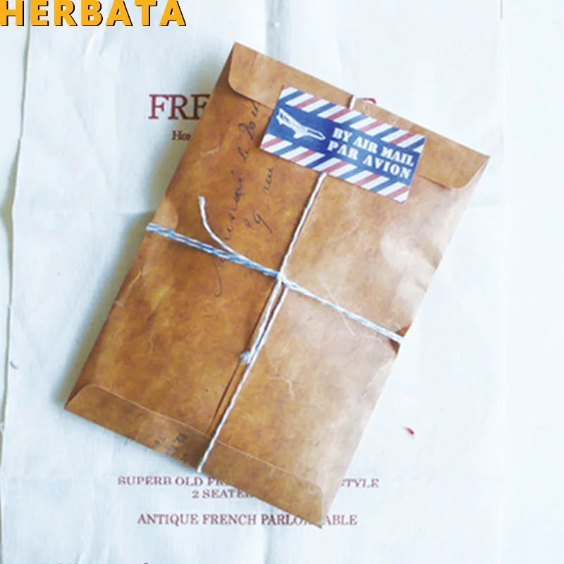 12 Pcs/Set Retro Style Brown Kraft Paper Envelope Postcard Invitation Letter Stationery Paper Bag Vintage Air Mail Gift Envelope
12 Pcs/Set Retro Style Brown Kraft Paper Envelope Postcard Invitation Letter Stationery Paper Bag Vintage Air Mail Gift Envelope