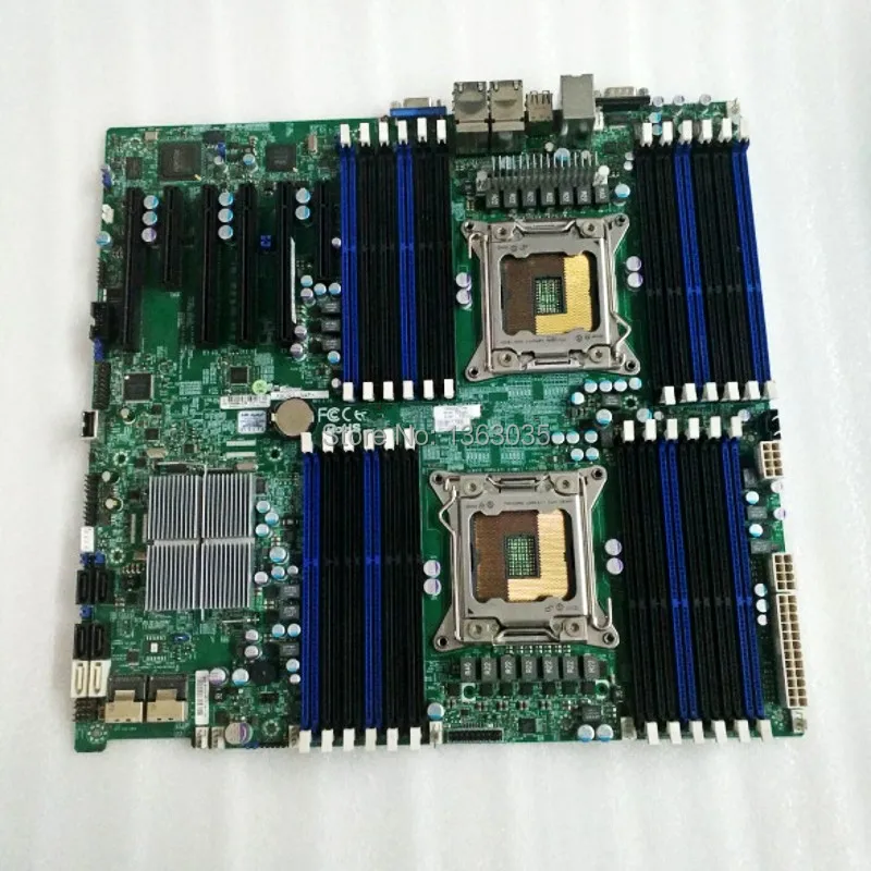 Материнская плата для сервера X9DR3 LN4F + X79 чипсет C606 LGA 2011 протестированная|server