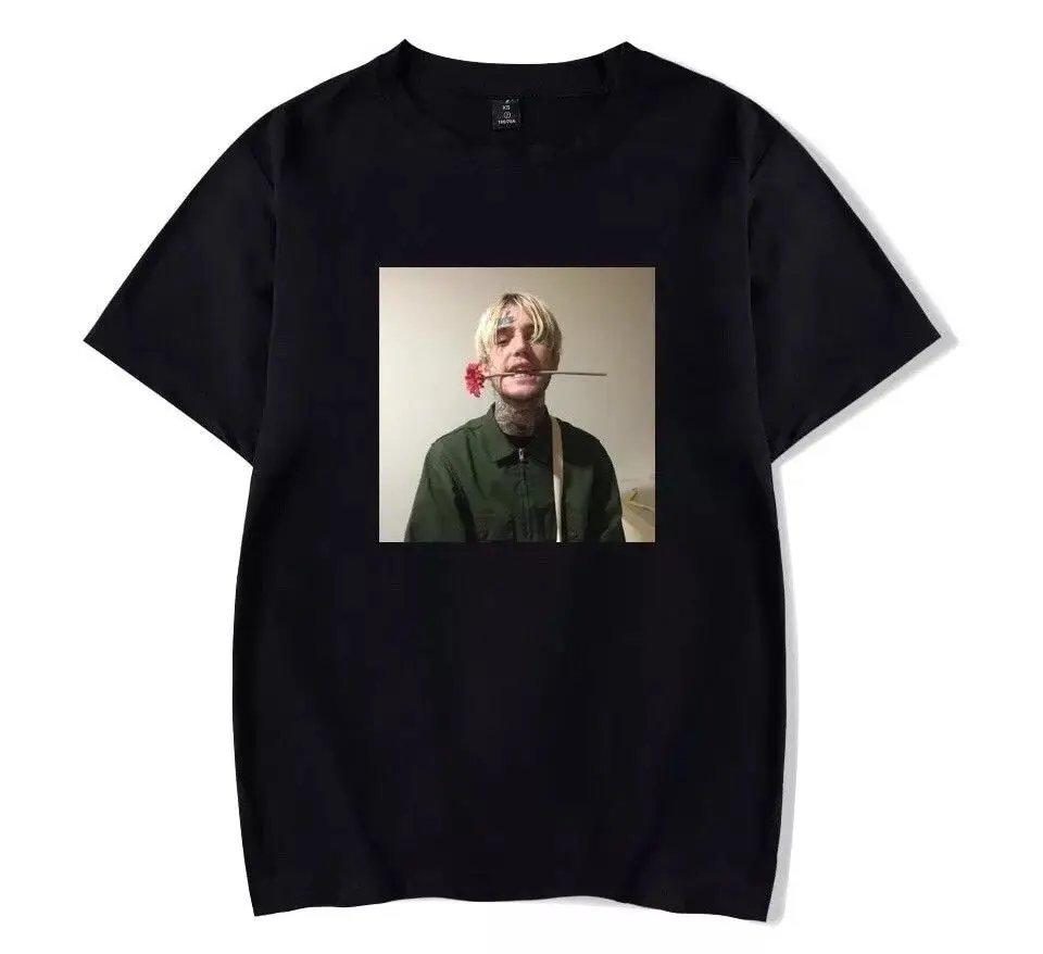 Lil Peep Rapper T Shirt Black Men Cotton S-XXL T shirt Men Black Short Sleeve Cotton Hip Hop T-Shirt Print Tee Shirts
Lil Peep Rapper T Shirt Black Men Cotton S-XXL T shirt Men Black Short Sleeve Cotton Hip Hop T-Shirt Print Tee Shirts