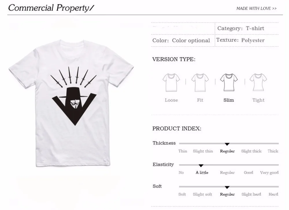 Fashion Men Print V for Vendetta T-shirt O-Neck Short Sleeve Summer Anonymous Guy Fawkes Mask Vintage Top Tee Funny T Shirt
Fashion Men Print V for Vendetta T-shirt O-Neck Short Sleeve Summer Anonymous Guy Fawkes Mask Vintage Top Tee Funny T Shirt