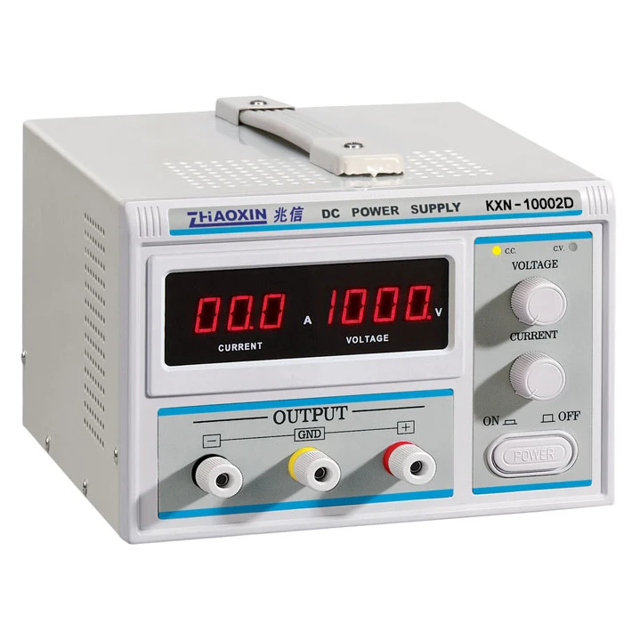 ZHAOXIN KXN-10002D Original high power DC power supply 1000V high voltage adjustable DC aging test electroplating constant curre
ZHAOXIN KXN-10002D Original high power DC power supply 1000V high voltage adjustable DC aging test electroplating constant curre