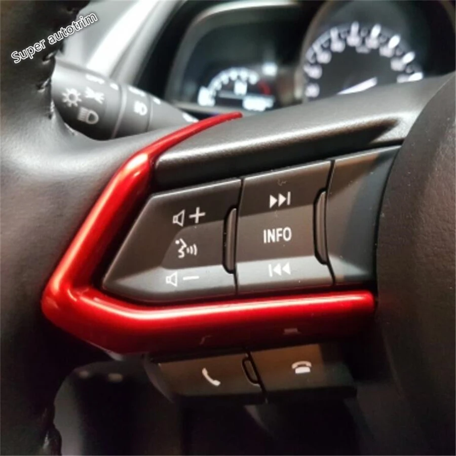 Lapetus Steering Wheel Strip Cover Trim ABS Fit For Mazda 2 Demio 2015 - 2019 Red Matte Carbon Fiber Look / Accessories Interior
Lapetus Steering Wheel Strip Cover Trim ABS Fit For Mazda 2 Demio 2015 - 2019 Red Matte Carbon Fiber Look / Accessories Interior