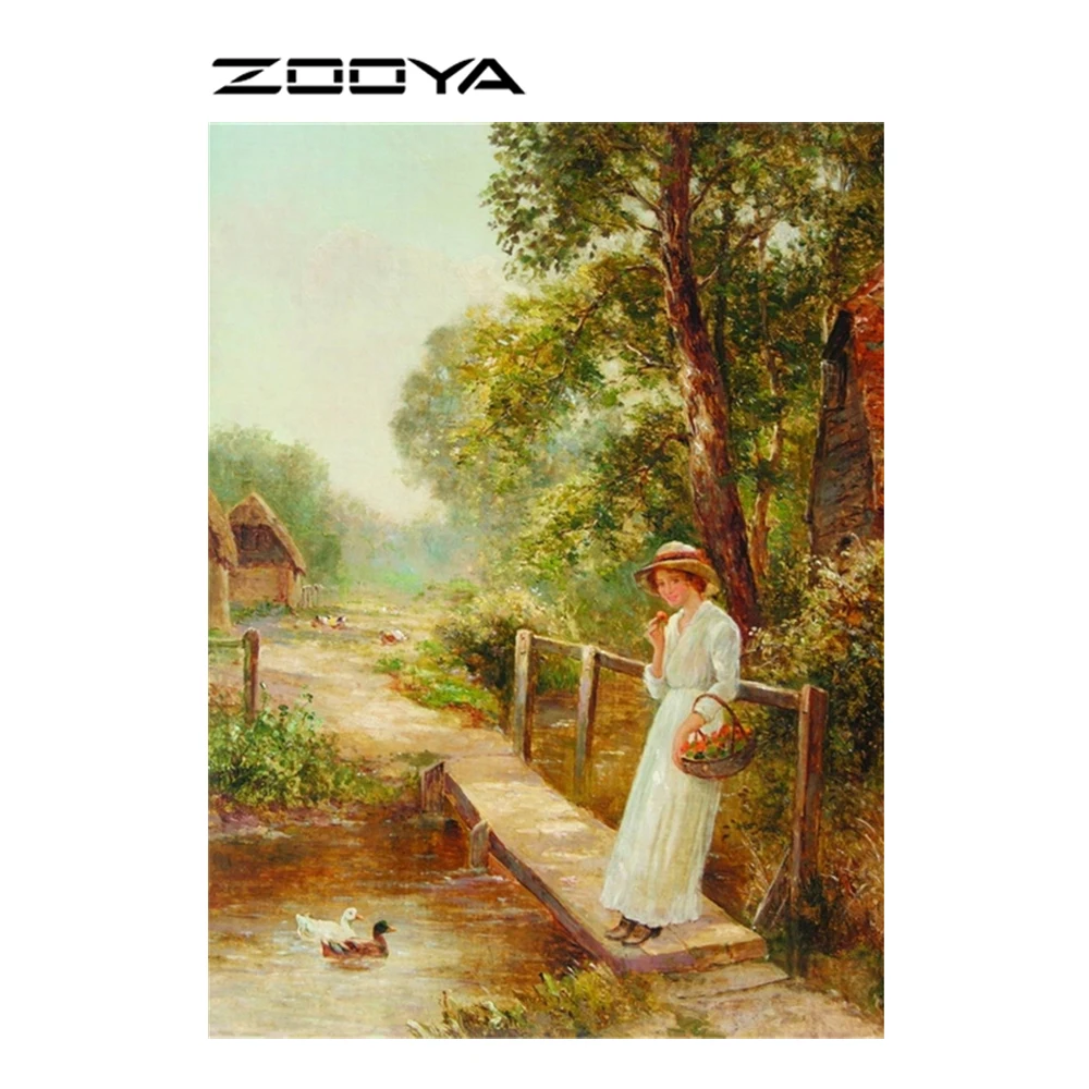 ZOOYA DIY 3D Алмазная картина пластиковый холщовый мозаика вышивка Стразы Вышивка