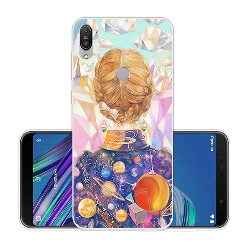 Розовый чехол для телефона Asus Zenfone Max Pro M1/ZB601KL 5 99 дюйма прозрачные мягкие