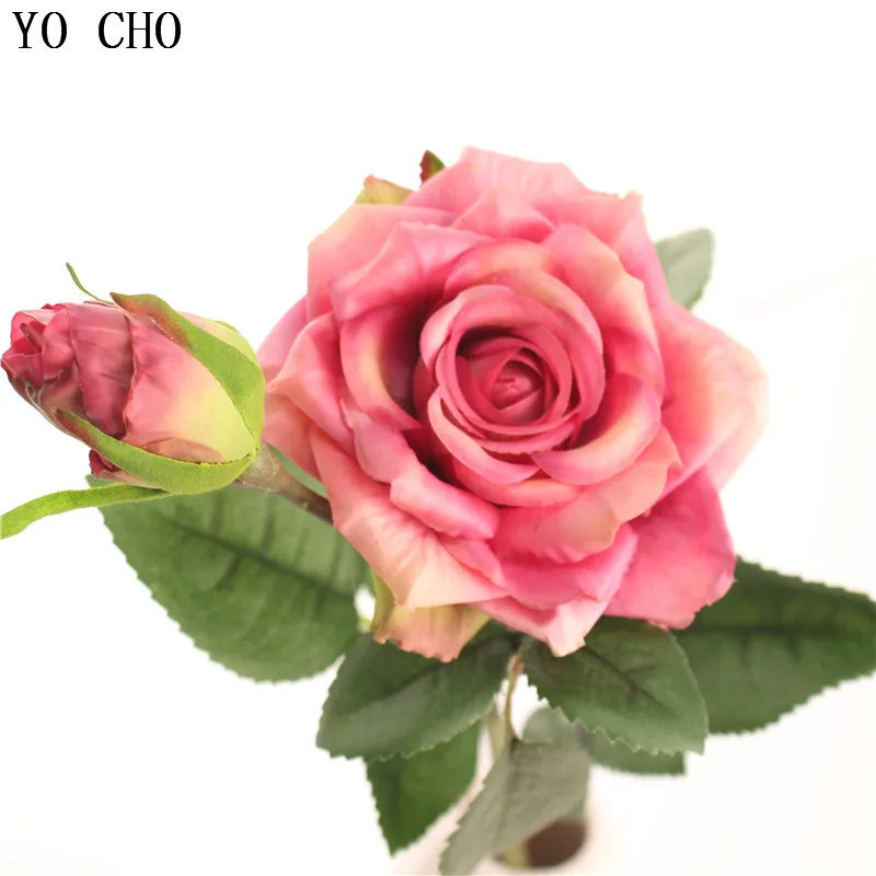 YO CHO Creative Artificial Flowers Silk Flower Bridesmaid Rose Peony Home Decoration Accessories Bridal Artificial Flower Heads
YO CHO Creative Artificial Flowers Silk Flower Bridesmaid Rose Peony Home Decoration Accessories Bridal Artificial Flower Heads