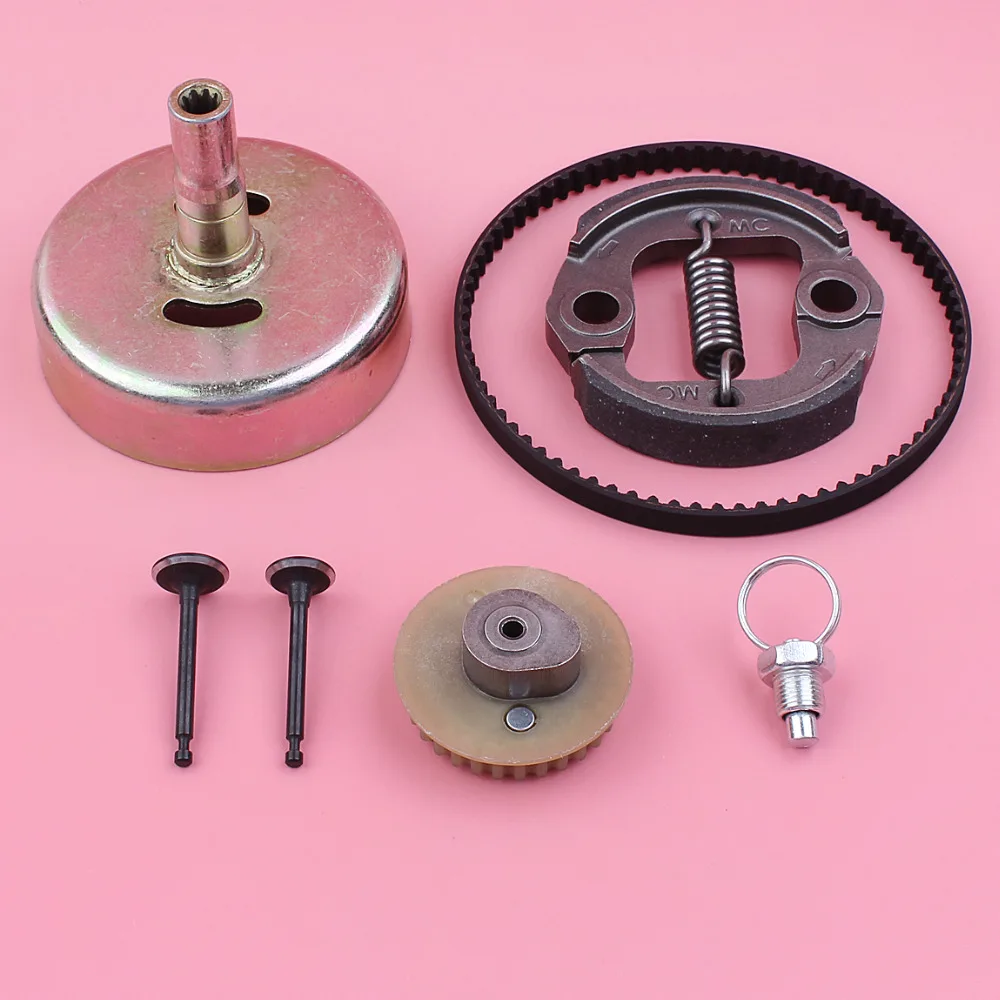 9 Teeth Clutch Drum Camshaft Pulley Gear Timing Belt Valve Set For Honda GX35 HHT35S GX 35 Lawn Mower Engine Motor
9 Teeth Clutch Drum Camshaft Pulley Gear Timing Belt Valve Set For Honda GX35 HHT35S GX 35 Lawn Mower Engine Motor