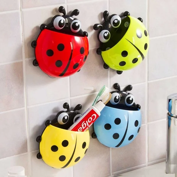 Lovely Ladybug Toothbrushes Wall Suction Bathroom Sets Cartoon Sucker Toothbrush Holder FP8
Lovely Ladybug Toothbrushes Wall Suction Bathroom Sets Cartoon Sucker Toothbrush Holder FP8