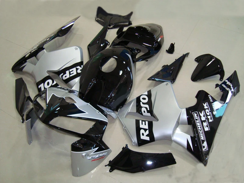 Набор обтекателей мотоцикла для CBR600RR F5 05 06 CBR 600RR 600 RR 2005 2006 ABS Серебристые
