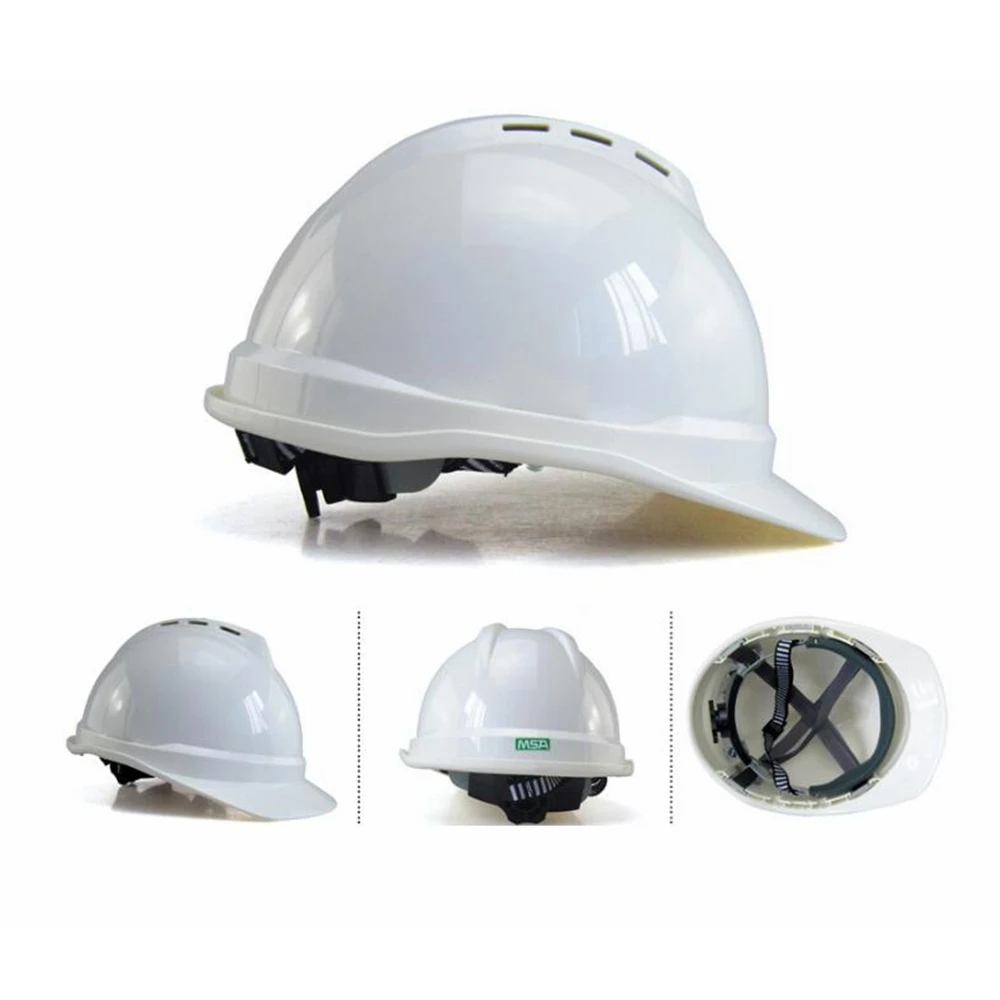 Защитный шлем каску работы Кепки ABS изоляции Материал с люминофором в полоску