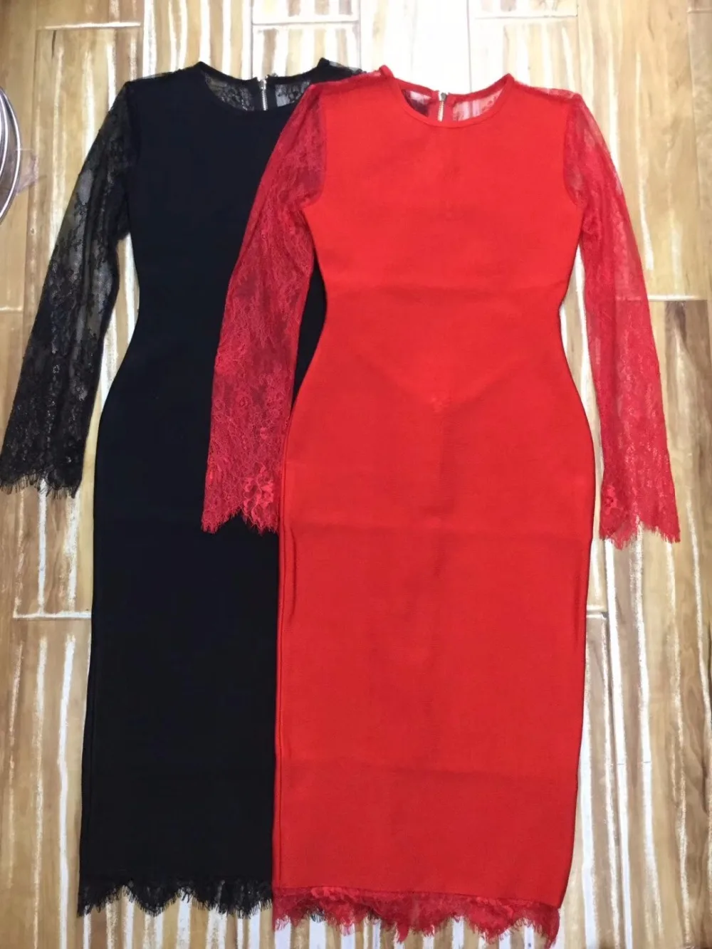 wholesale 2019 New Women black Red Lace dress O-Neck long sleeve Vestidos Celebrity evening party bodycon bandage dresses
wholesale 2019 New Women black Red Lace dress O-Neck long sleeve Vestidos Celebrity evening party bodycon bandage dresses