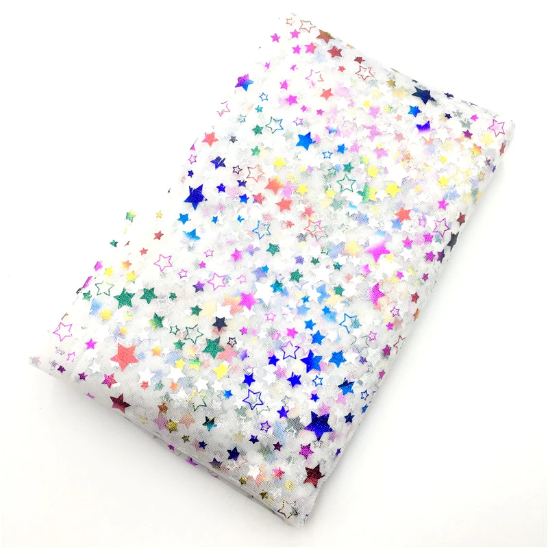 5 Yards Colorful Soft Mesh Tulle Fabric Golden Sliver Star Glitter Fabric Party Home Decor DIY Sewing Tutu Wedding Decoration
5 Yards Colorful Soft Mesh Tulle Fabric Golden Sliver Star Glitter Fabric Party Home Decor DIY Sewing Tutu Wedding Decoration