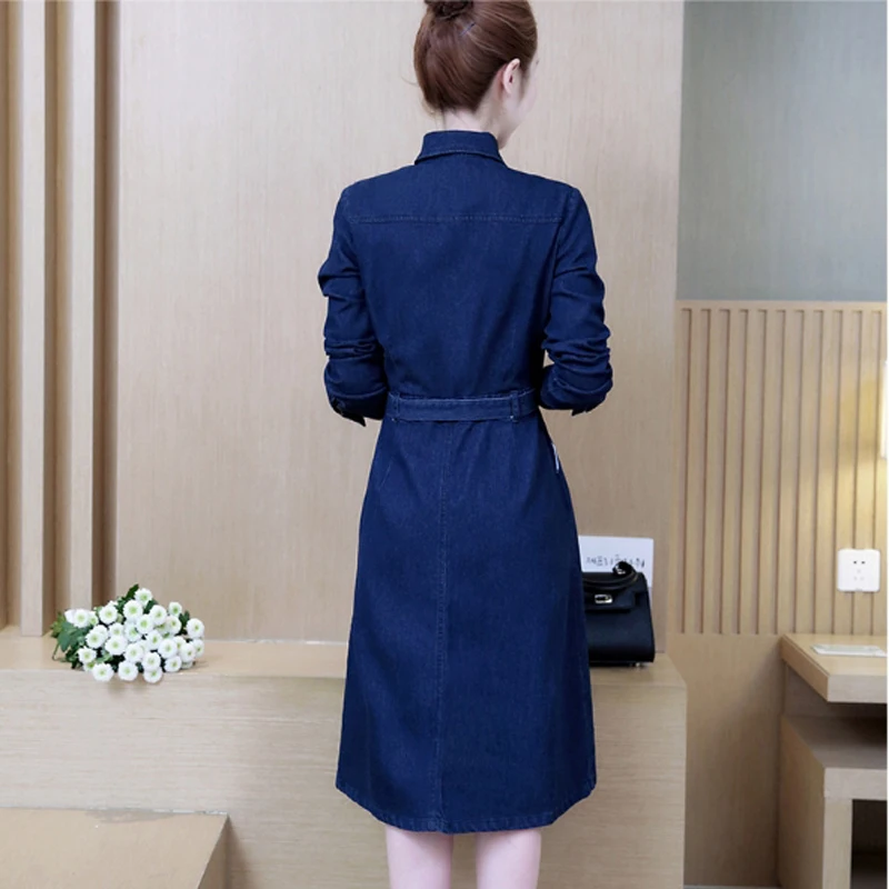 New Autumn Winter Sexy Hip Women Denim Dress Slim Casual Club Bodycon A Line Long-sleeve Jeans Women Denim Dress Send Belt
New Autumn Winter Sexy Hip Women Denim Dress Slim Casual Club Bodycon A Line Long-sleeve Jeans Women Denim Dress Send Belt