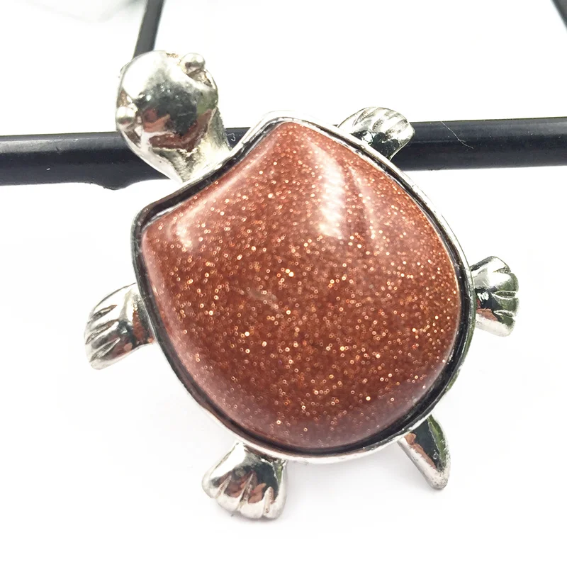 Charms Tortoise Shape Pendant Natural Dalmation Sandstone Opal Stone Pendants DIY Necklace Bracelet Jewelry Making Finding A206 | Украшения