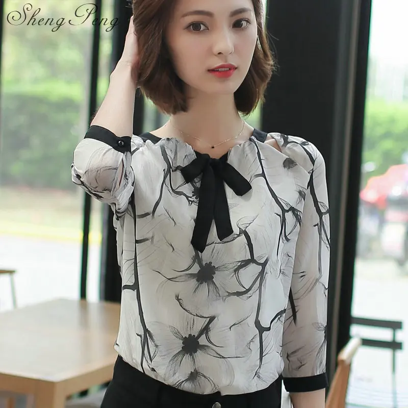 Elegant blouse short sleeve three quarter length transparent blouse bow tie office ladies blouse shirt woman tops CC060
Elegant blouse short sleeve three quarter length transparent blouse bow tie office ladies blouse shirt woman tops CC060