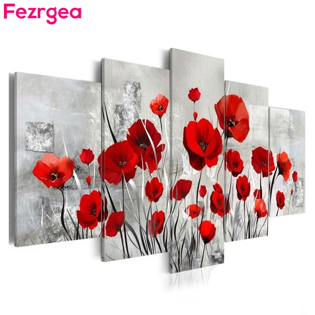 Fezrgea Multi-picture Diamond Painting Flower Cross Stitch Diamond Embroidery Full Round DIY Diamond Mosaic Home Deco
Fezrgea Multi-picture Diamond Painting Flower Cross Stitch Diamond Embroidery Full Round DIY Diamond Mosaic Home Deco