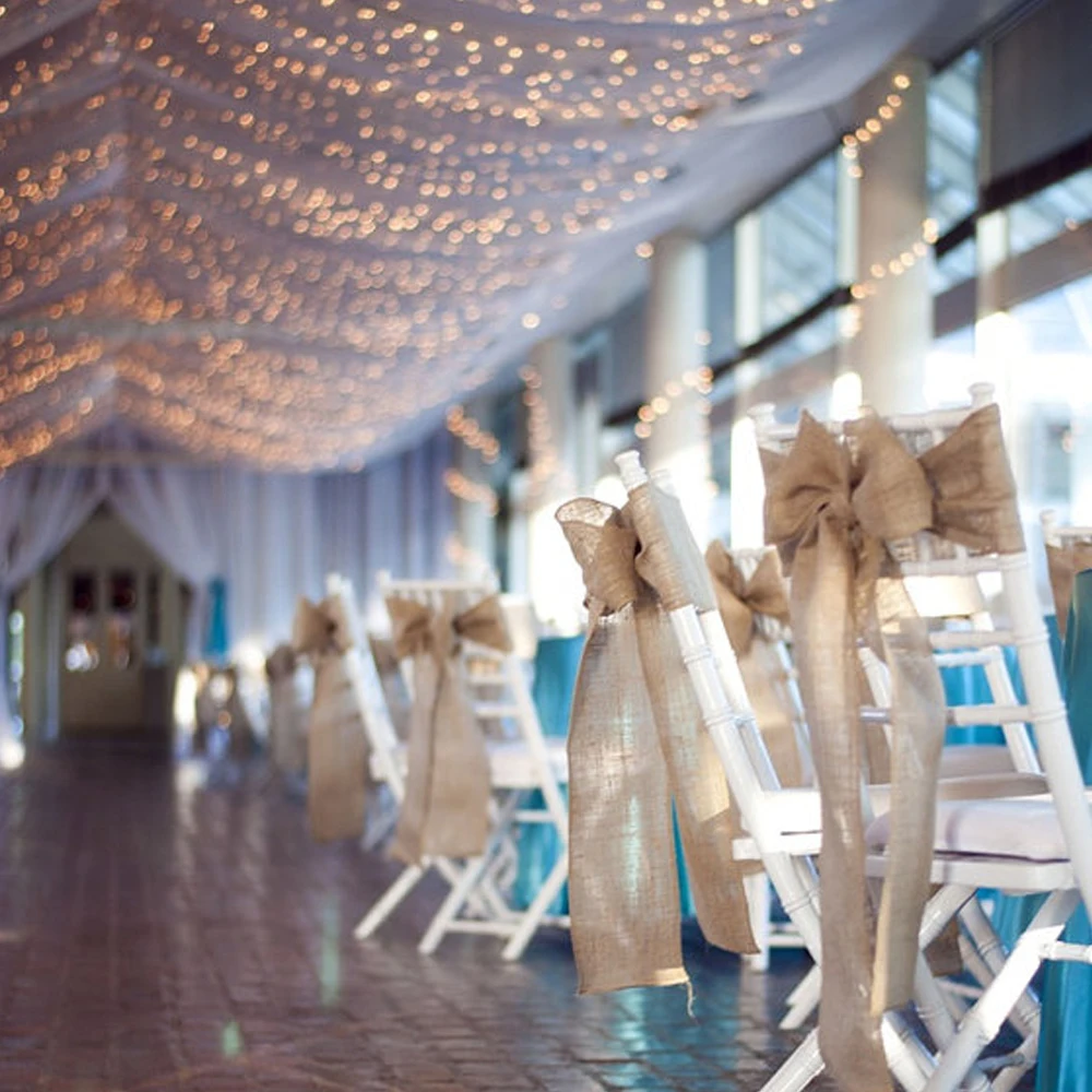 Free Shipping 10pcs Hessian Jute Burlap Chair Sashes Jute Chair Tie Bow Rustic For Wedding Festival Party Hotel Home Decoration
Free Shipping 10pcs Hessian Jute Burlap Chair Sashes Jute Chair Tie Bow Rustic For Wedding Festival Party Hotel Home Decoration