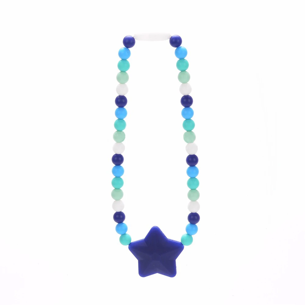 Star Baby Teething Silicone Beads Pacifier Chain Baby Carrier Teething Accessory Safe Teething Toys Not Necklace BPA Free
Star Baby Teething Silicone Beads Pacifier Chain Baby Carrier Teething Accessory Safe Teething Toys Not Necklace BPA Free