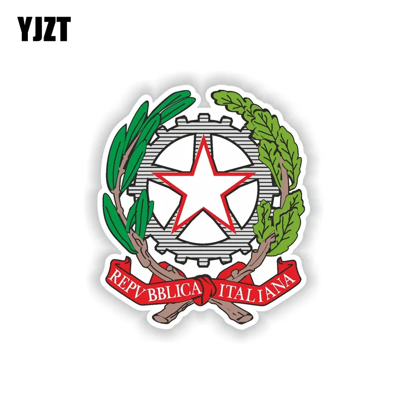 YJZT 9,8 см * 11,5 см автомобильные аксессуары, наклейка на герб Итальянской Республики, наклейка на автомобиль 6-2146
YJZT 9,8 см * 11,5 см автомобильные аксессуары, наклейка на герб Итальянской Республики, наклейка на автомобиль 6-2146