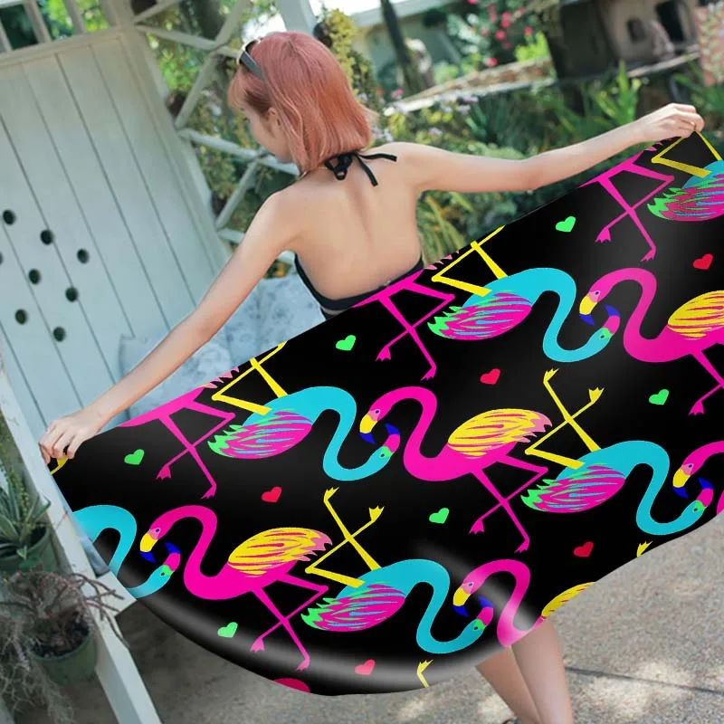 Summer Flamingo Flowers Beach Towel Microfiber Bath Towel Printed Big Travel Terry Gym Travel Hair Towels Shower Towel
Summer Flamingo Flowers Beach Towel Microfiber Bath Towel Printed Big Travel Terry Gym Travel Hair Towels Shower Towel