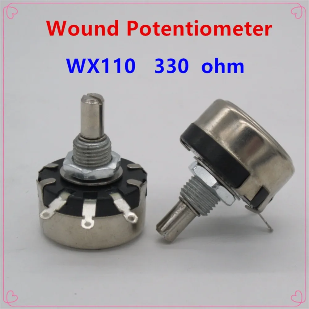 Проволочный потенциометр WX110(010), 330 Ом, 3, клеммы для спайки, 6 мм, с круглым металлическим валом, однооборотный
Проволочный потенциометр WX110(010), 330 Ом, 3, клеммы для спайки, 6 мм, с круглым металлическим валом, однооборотный