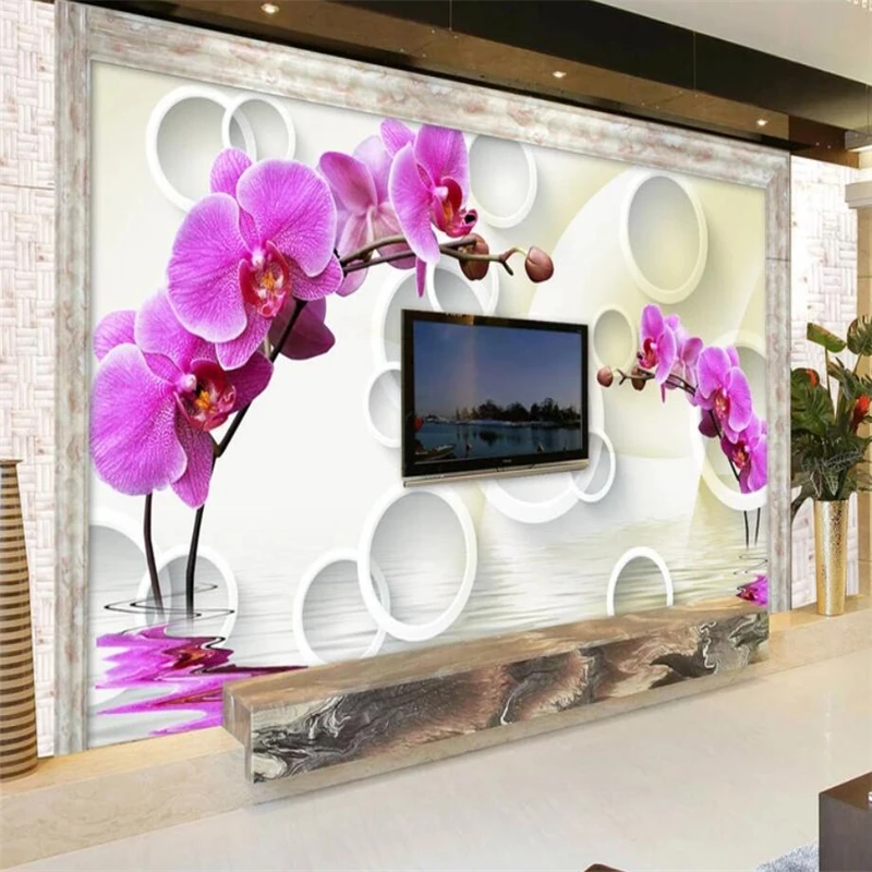 beibehang 3d wall paper mural custom living room bedroom dining room home decor orchid mural TV background wall papel de parede
beibehang 3d wall paper mural custom living room bedroom dining room home decor orchid mural TV background wall papel de parede
