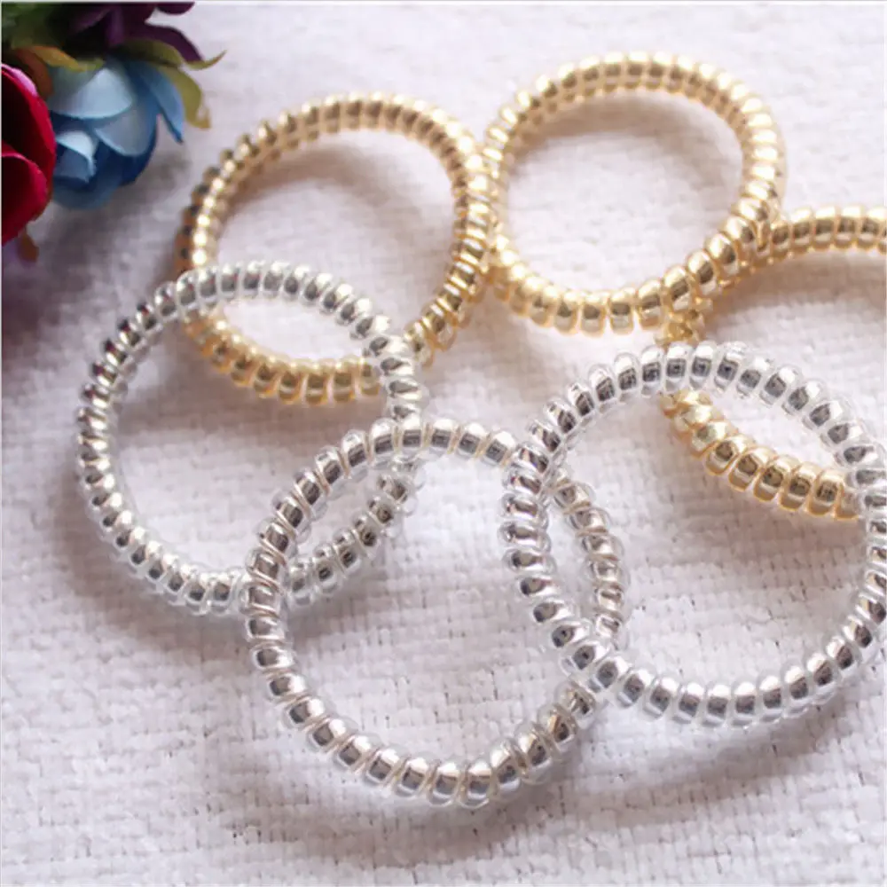5 PC/lot Elastic Hair Bands Girls Hair Accessories Rubber Band Headwear Hair Rope Spiral Shape Hair Ties Gum Telephone Wire
5 PC/lot Elastic Hair Bands Girls Hair Accessories Rubber Band Headwear Hair Rope Spiral Shape Hair Ties Gum Telephone Wire