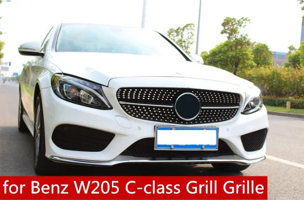 for Benz W205 C-class C180 C200 C220 C260 C300 Grill Grille Mercedes W205 Diamond Style Front Racing Grill Grille 2014-2017
for Benz W205 C-class C180 C200 C220 C260 C300 Grill Grille Mercedes W205 Diamond Style Front Racing Grill Grille 2014-2017