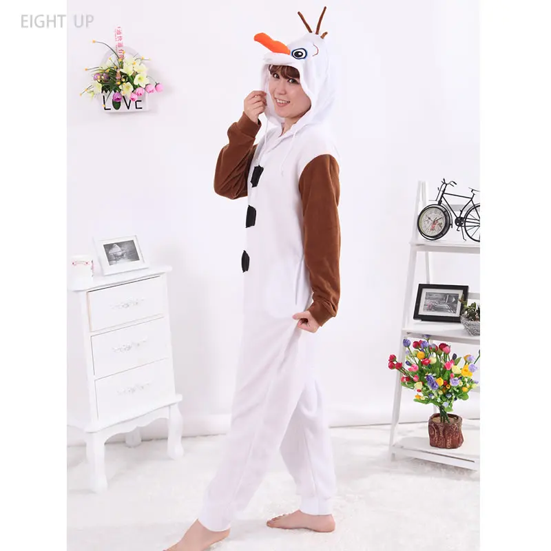 Olaf Snowbaby комбинезоны костюм для сна унисекс взрослые пижамы косплей костюмы