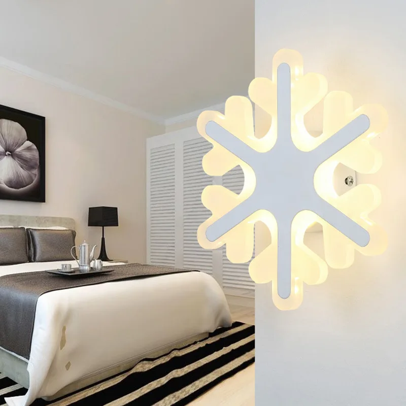 Simple Modern Bedroom Bedside LED Wall Lamp Creative Aisle Lamp Children Room Snow Acrylic Lamp Cafe Light Free Shipping
Simple Modern Bedroom Bedside LED Wall Lamp Creative Aisle Lamp Children Room Snow Acrylic Lamp Cafe Light Free Shipping