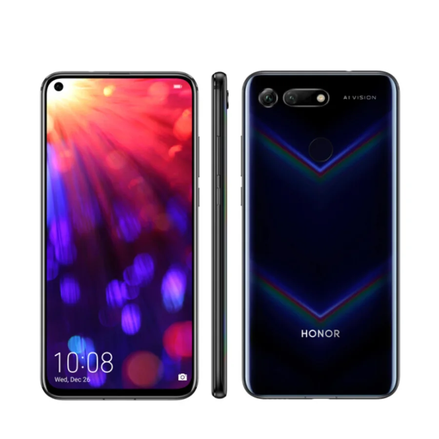 Мобильный телефон Origina honor V20 4G 6/8 ГБ ОЗУ 128/256 Гб ПЗУ 6 4 дюйма Восьмиядерный Andorid 9