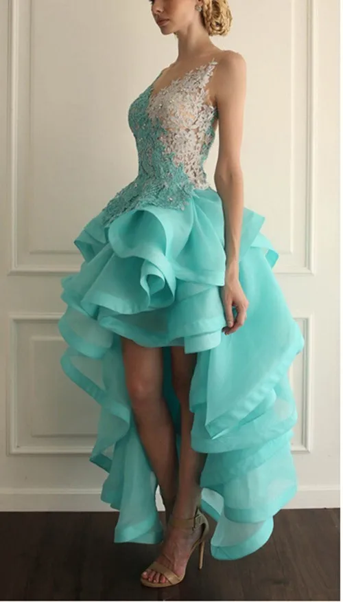 Custom Made New Arrival Summer Sweetheart Short Prom Dresses 2019 Lace Appliques Ruffles Backless Vestido de festa Evening Gowns
Custom Made New Arrival Summer Sweetheart Short Prom Dresses 2019 Lace Appliques Ruffles Backless Vestido de festa Evening Gowns