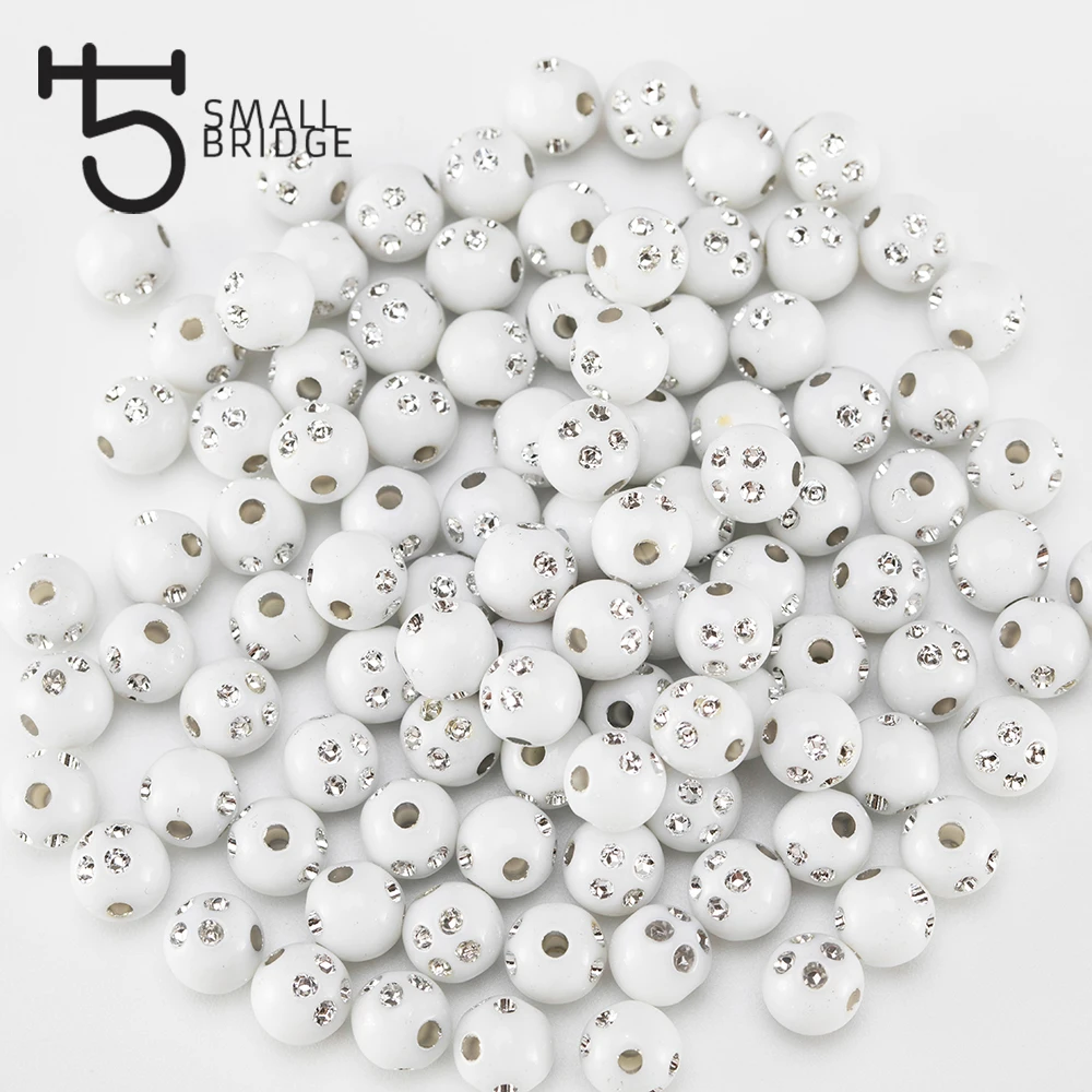 100pcs 8mm Round White Acrylic Beads For Jewelry Making Diy Accessories Loose Spacer Plastic Beads Wholesale Q001
100pcs 8mm Round White Acrylic Beads For Jewelry Making Diy Accessories Loose Spacer Plastic Beads Wholesale Q001