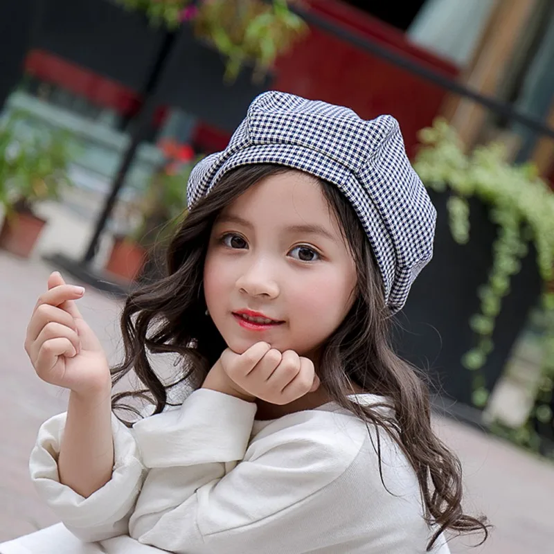 3-8T New Fashion Baby Hat for Girls Cotton Plaid Baby Girl Hat Vintage Kids Beret Cap Infant Baby Accessories
3-8T New Fashion Baby Hat for Girls Cotton Plaid Baby Girl Hat Vintage Kids Beret Cap Infant Baby Accessories