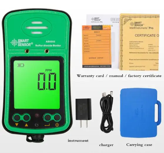 AS8905 high-precision portable industrial sulfur dioxide gas detector tester meter SO2 Monitor analyzer
AS8905 high-precision portable industrial sulfur dioxide gas detector tester meter SO2 Monitor analyzer