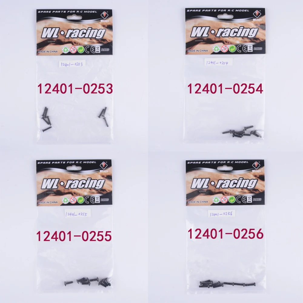 WLtoys 12401 12402 12403 12404 12409 Rc Car spare parts 12401-0253 12401-0254 12401-0255 12401-0256 screws
WLtoys 12401 12402 12403 12404 12409 Rc Car spare parts 12401-0253 12401-0254 12401-0255 12401-0256 screws