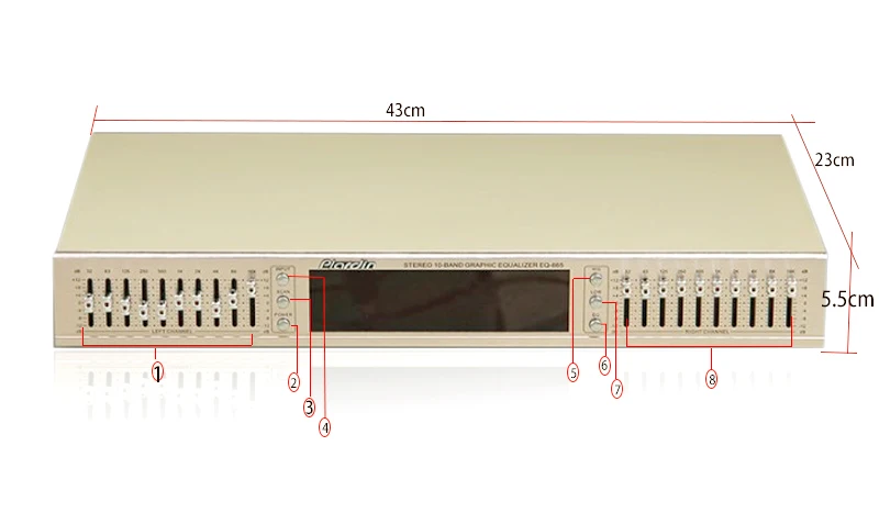 Hi-Fi EQ665 Equalizer Stereo Sound Tone Control Audiophile Diy Dual 10-band Tuning Equalizer
Hi-Fi EQ665 Equalizer Stereo Sound Tone Control Audiophile Diy Dual 10-band Tuning Equalizer