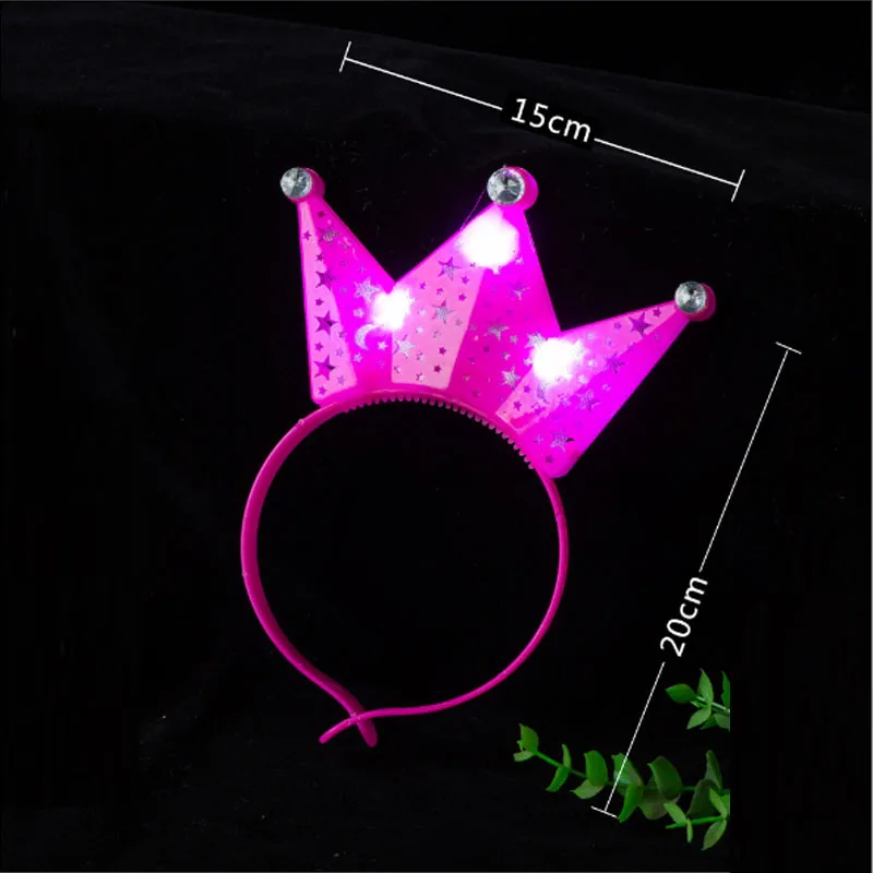 Crown Tiara LED Flashing Headband Children Adults Glowing Blingking Hairbands Hair Accessories Halloween Glow Party Supplies
Crown Tiara LED Flashing Headband Children Adults Glowing Blingking Hairbands Hair Accessories Halloween Glow Party Supplies