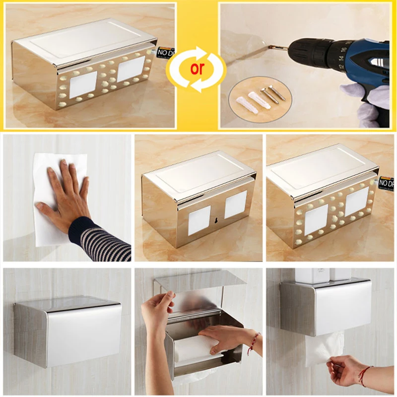 Toilet Paper Holder For Paper Wall Roll Holder Bathroom Tissue Holders Paper Dispensador De Papel Toalla Toilet Papers Holder
Toilet Paper Holder For Paper Wall Roll Holder Bathroom Tissue Holders Paper Dispensador De Papel Toalla Toilet Papers Holder