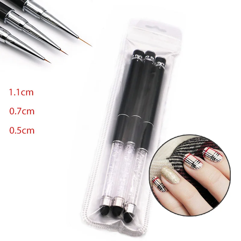 Yinikiz Nail Art Manicure Brush Pen Rhinestone Diamond Acrylic Handle Carving Pen Brushes 3pcs A Set
Yinikiz Nail Art Manicure Brush Pen Rhinestone Diamond Acrylic Handle Carving Pen Brushes 3pcs A Set