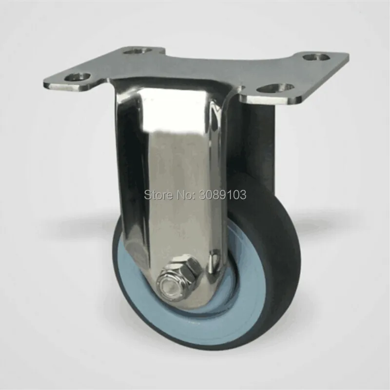 4 pcs 3 inch Food Industry Chinese manufacture stainless steel tpr hospital castor
4 pcs 3 inch Food Industry Chinese manufacture stainless steel tpr hospital castor