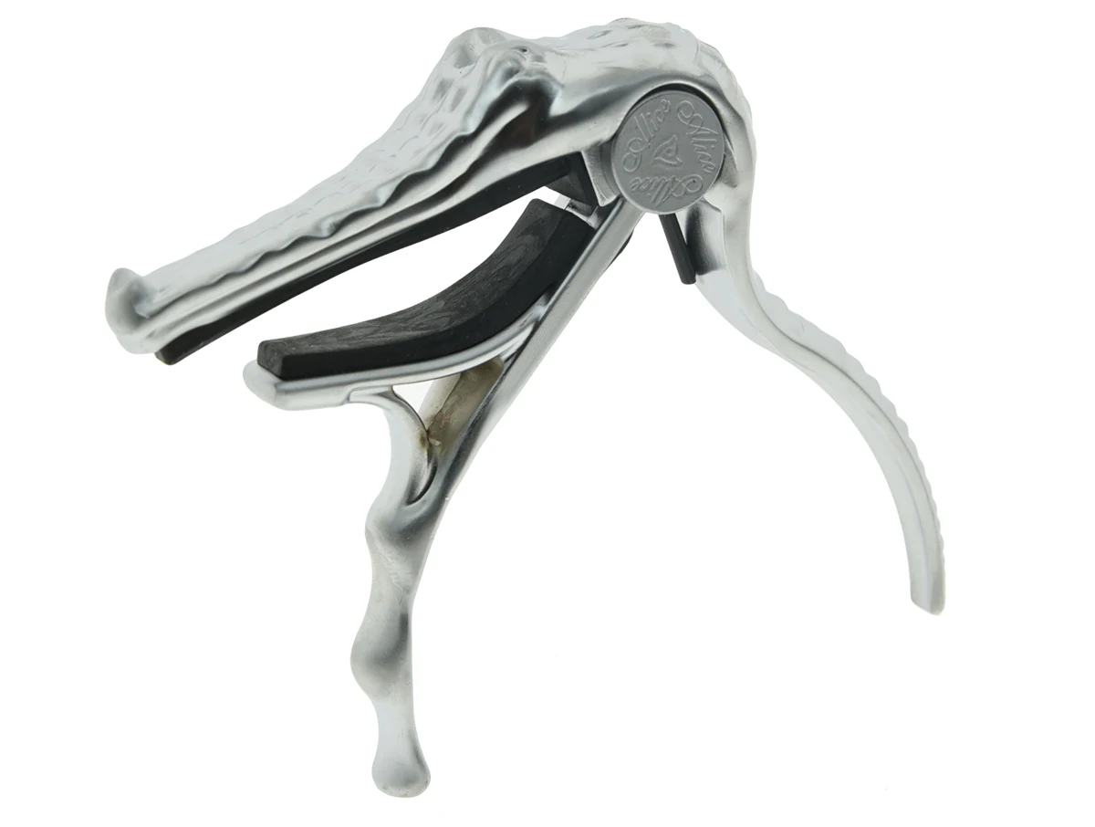 Alice Silver Guitar Capo with Crocodile Shape Guitar Quick Release Trigger Key Clamp
Alice Silver Guitar Capo with Crocodile Shape Guitar Quick Release Trigger Key Clamp