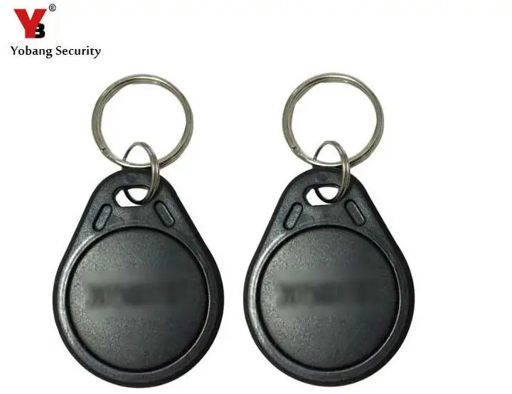 Yobang Security 10pcs/lot RFID Tag Key Fobs Door Entry Access Control System Work With K07 keypad/YB103 Alarm Panel RFID keyfobs
Yobang Security 10pcs/lot RFID Tag Key Fobs Door Entry Access Control System Work With K07 keypad/YB103 Alarm Panel RFID keyfobs