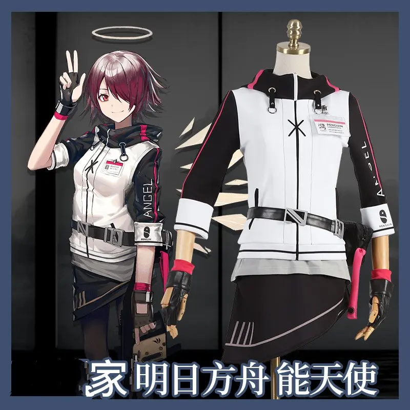 Game Arknights EXUSIAI Cosplay Costume Women Sniper Angel Uniform Top+Coat+Skirt+Bag Halloween Carnival Outfits Full Set
Game Arknights EXUSIAI Cosplay Costume Women Sniper Angel Uniform Top+Coat+Skirt+Bag Halloween Carnival Outfits Full Set