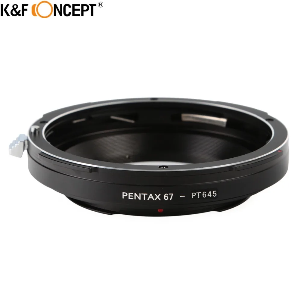 K & F CONCEPT для штатива фотоаппарата кольцо-адаптер для объектива Pentax67 для Pentax 645D, 645N, 645 корпус камеры
K & F CONCEPT для штатива фотоаппарата кольцо-адаптер для объектива Pentax67 для Pentax 645D, 645N, 645 корпус камеры