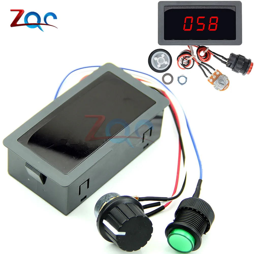 DC 6V-30V 12V 24V MAX 8A 16KHz Adjustable PWM Motor Speed Controller LED Digital Display DC Motor Control CV Governor Switch
DC 6V-30V 12V 24V MAX 8A 16KHz Adjustable PWM Motor Speed Controller LED Digital Display DC Motor Control CV Governor Switch