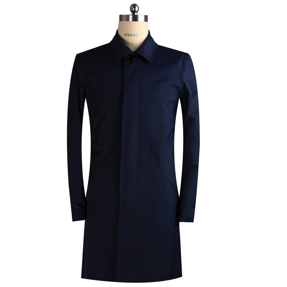 URSMART Authentic medium length casual men's windbreaker navy blue single row button men's windbreaker men's fashion men's wind
URSMART Authentic medium length casual men's windbreaker navy blue single row button men's windbreaker men's fashion men's wind