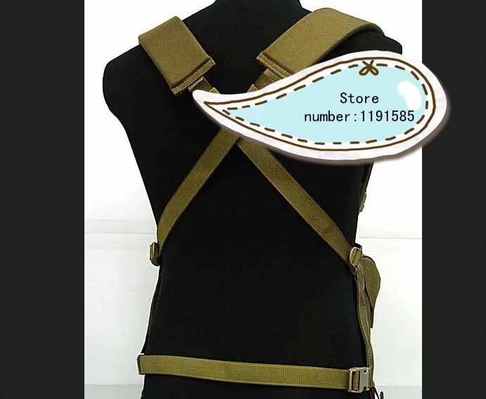 Outdoor tactical ride AK multi-pocket magazine chest rig carry cs vest Sand
Outdoor tactical ride AK multi-pocket magazine chest rig carry cs vest Sand